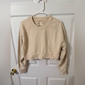 Nuuds Bone Cropped Sweatshirt
